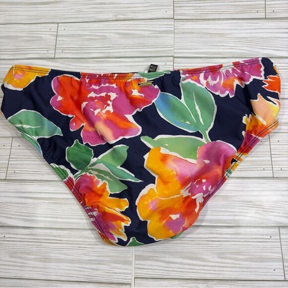 ALEX MARIE FLORAL TUMMY CONTROL SLIMMING BIKINI BOTTOM 12 - Picture 2 of 7